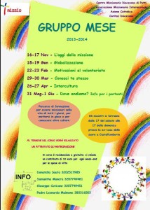 Gli appuntamenti del "Gruppo Mese"