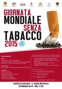 Giornata mondiale senza tabacco. Convegno al Castello