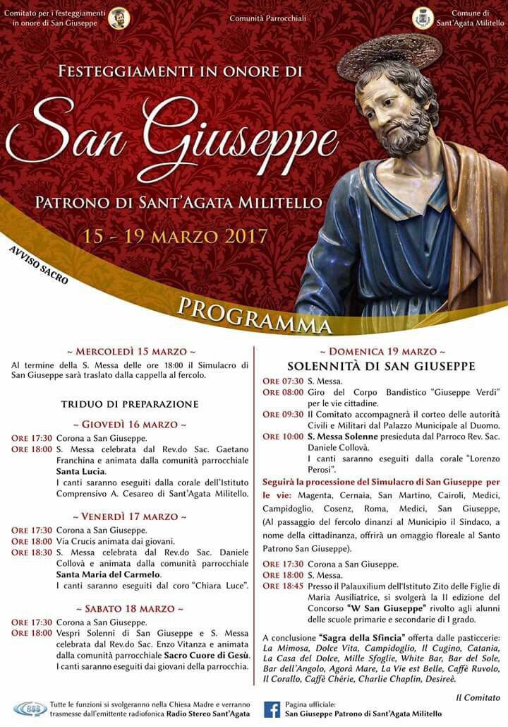 Sant’Agata si prepara alle celebrazioni per San Giuseppe