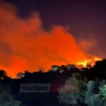 Incendi, la situazione torna critica a Militello Rosmarino (VIDEO)