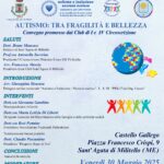 “Autismo: tra fragilità e bellezza”, domani al castello Gallego il convegno organizzato dai Lions