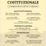 Referendum giustizia, SI e NO al fotofinish. Giovedì confronto al Castello Gallego