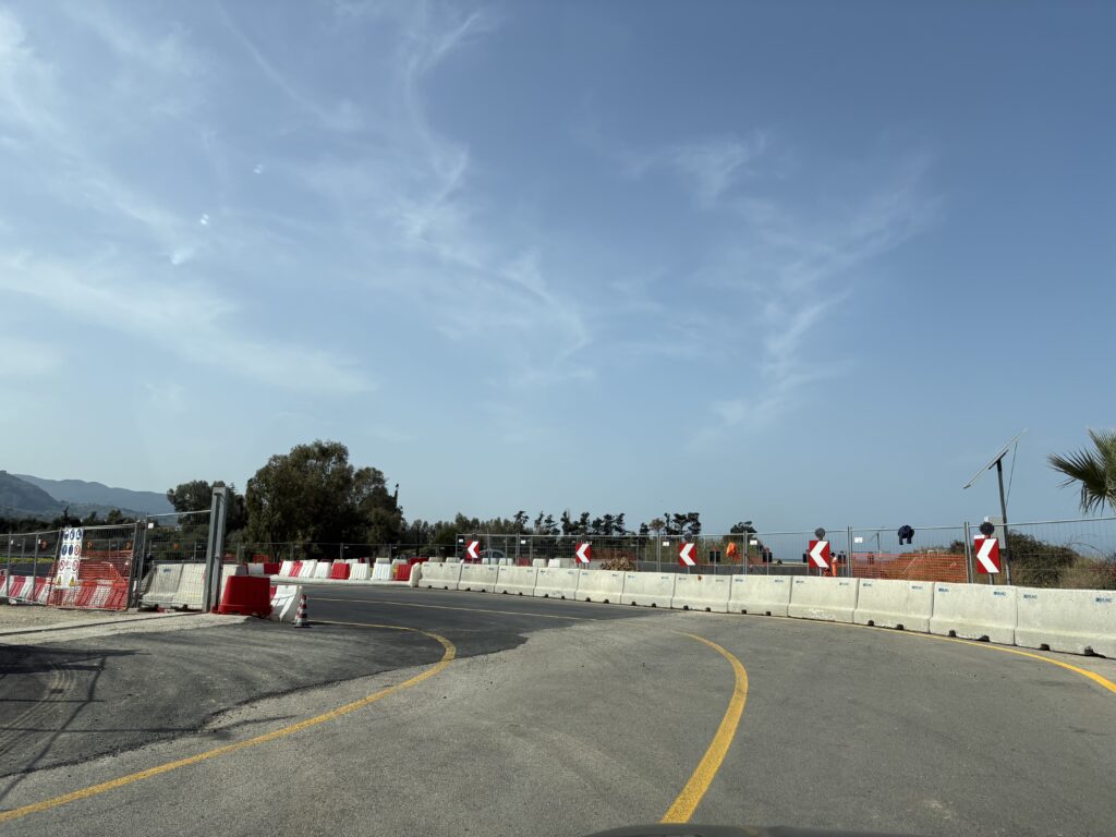 Asse viario, attivato il bypass del traffico sulla rotatoria nella zona retroportuale